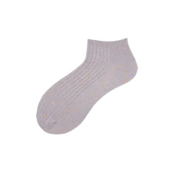 Calza da sneaker in lurex multicolor a coste Zoe