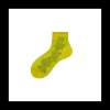 Calza da sneakers da donna in cotone con effetto ricamo floreale Zyra
