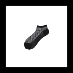 Calza da sneakers da uomo in cotone pied de poule Ayan