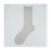 Calza da uomo corta in lino e cotone tinta unita N°40