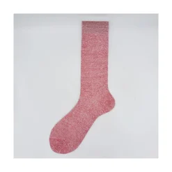 Calza da uomo corta in lino e cotone tinta unita N°40