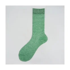 Calza da uomo corta in lino e cotone tinta unita N°40