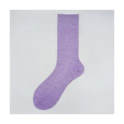 Calza da uomo corta in lino e cotone tinta unita N°40