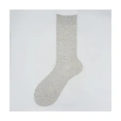 Calza da uomo corta in lino e cotone tinta unita N°40