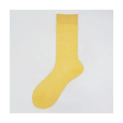 Calza da uomo corta in lino e cotone tinta unita N°40