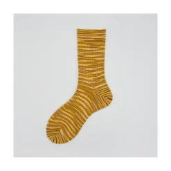 Calza in cotone e lana vergine effetto sfumato Lea