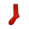 Calza longuette traforata con riga sul polsino Coraline