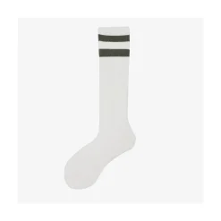 Calza lunga donna in cotone con righe Teja
