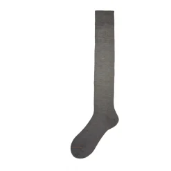 CALZA LUNGA IN PURA LANA RASATA N.6