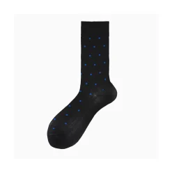 Calza lunga uomo in cotone con pois N.219