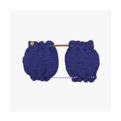 Top donna a bande in crochet Sangria