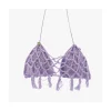 Top donna a triangolo con rete in crochet Margarita