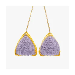 Top donna a triangolo in crochet Caipirinha