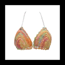 Triangolo da donna in cotone crochet Caipirinha